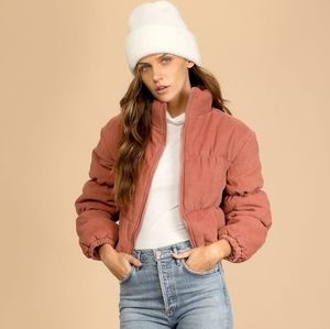 Corduroy Puffer Jacket